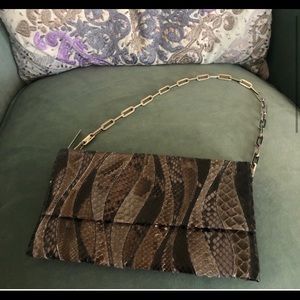 Gucci python evening shoulder bag